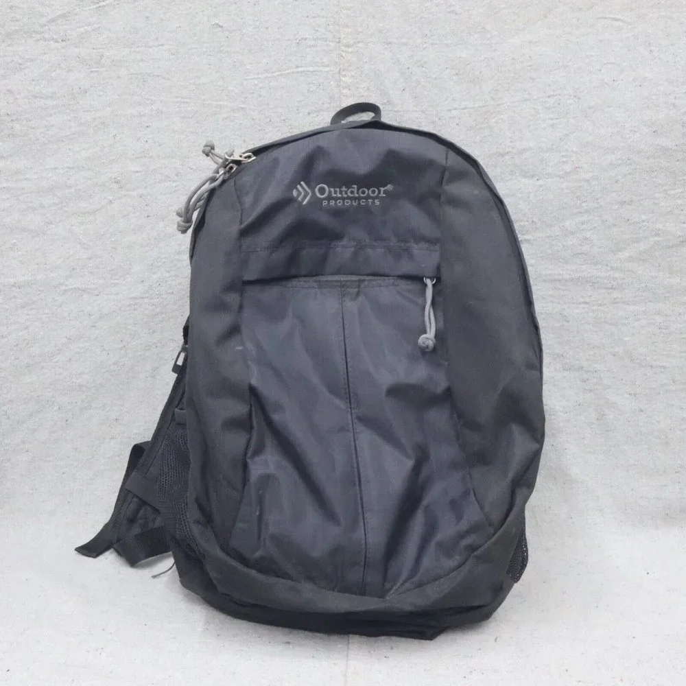 Outdoor Products Black Backpack 8 Compartments Pockets For 16in Laptop